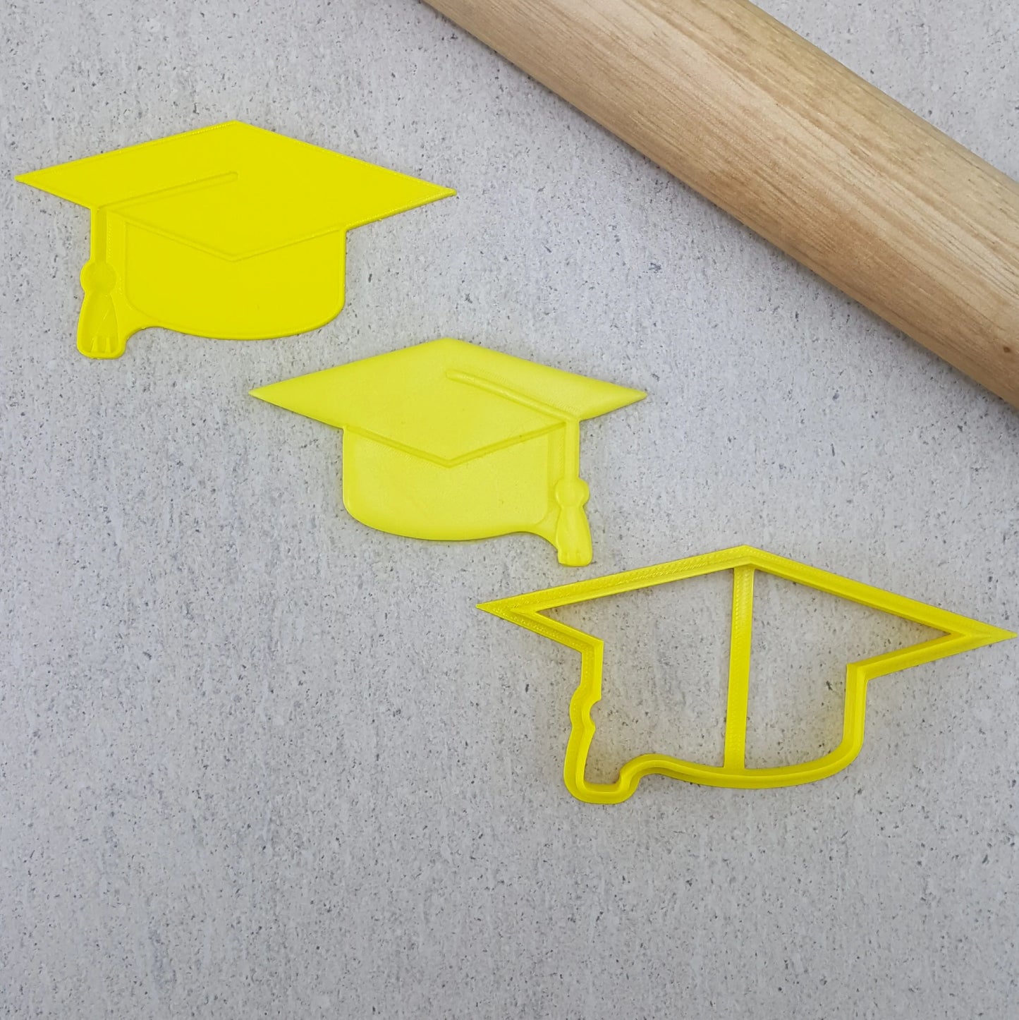 Cookie Cutter Graduation Hat Embosser & Cutter Set