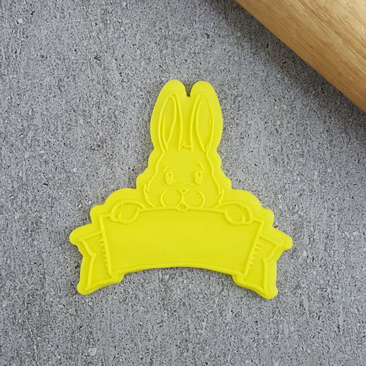 Bunny Plaque Debosser & Cutter Set