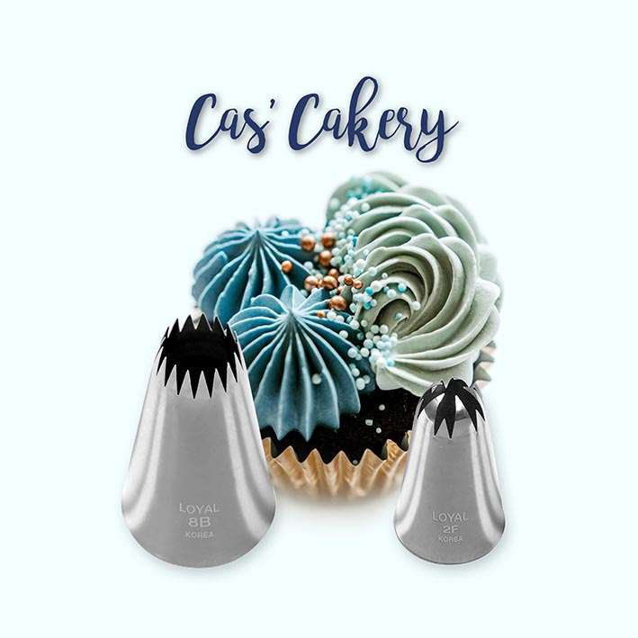 PIPING SET Cas Cakery Piping Tip Set #8b #2F