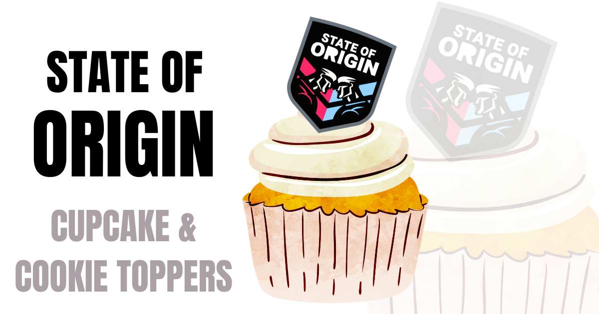 State of Origin Wafer Toppers 15pc