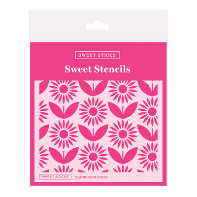 Stencil Scandi Sunflower Sweet Stencil