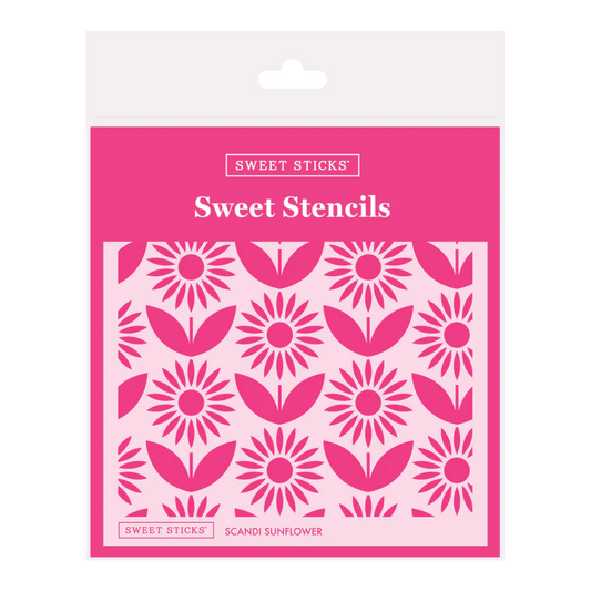 Stencil Scandi Sunflower Sweet Stencil