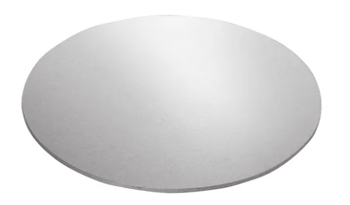 CAKE BOARD ROUND SILVER MONDO 16IN/40CM