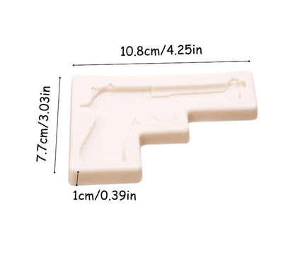 Gun-Shaped Silicone Mold