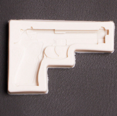 Gun-Shaped Silicone Mold