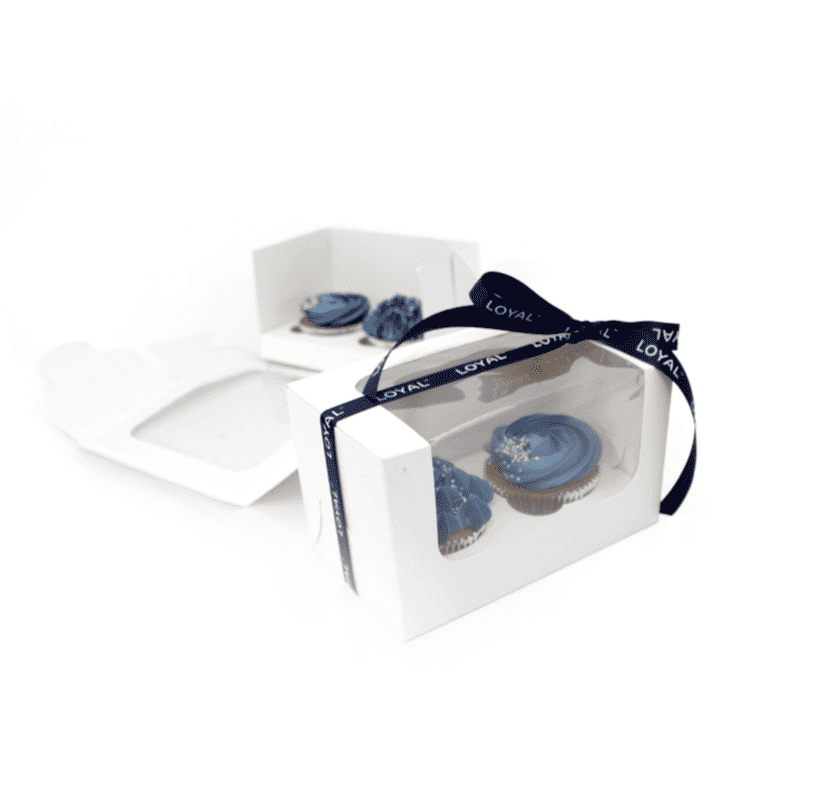 Loyal 2 Hole Cupcake Box + Insert