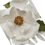 Edible Magnolia Wedding Spray - White with green leaves