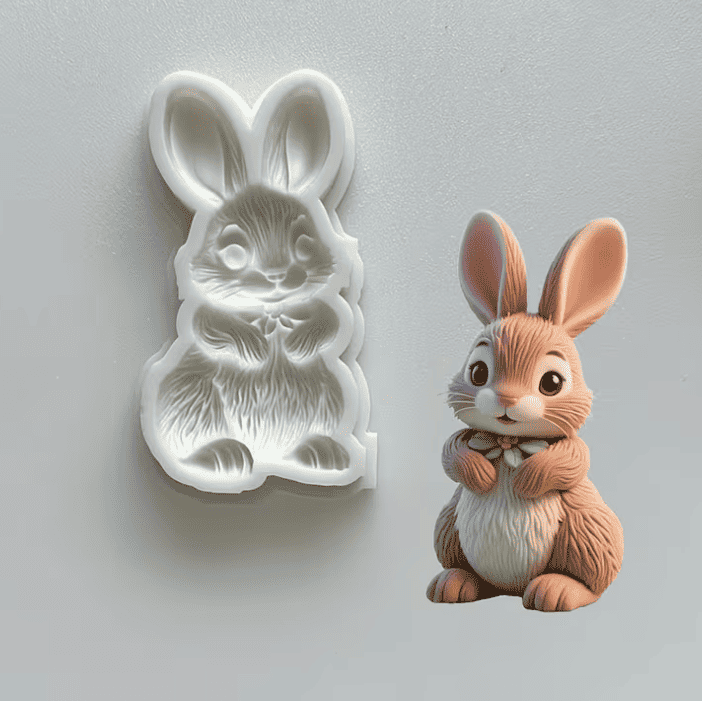 Rabbit Silicone Mould – view 3
