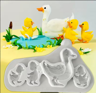 Cute Duck Silicone Mold