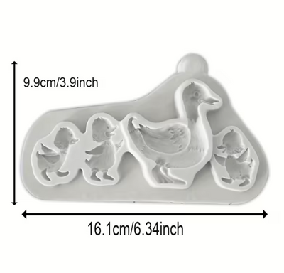 Cute Duck Silicone Mold
