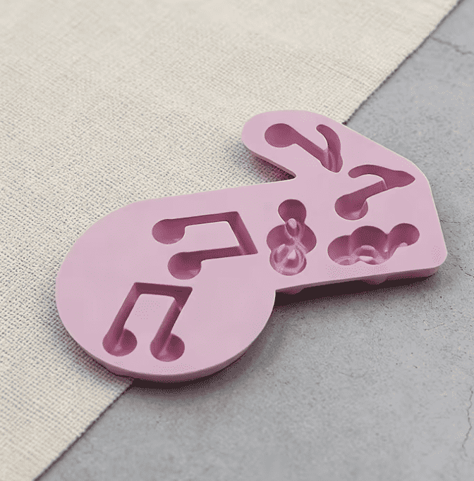 Musical Note Candy Silicone Mould – view 2
