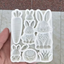 Rabbit Carrot Cake Decoration Silicone Mould