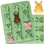 Silicone Easter Bunny and Bow Shaped Candy Mold