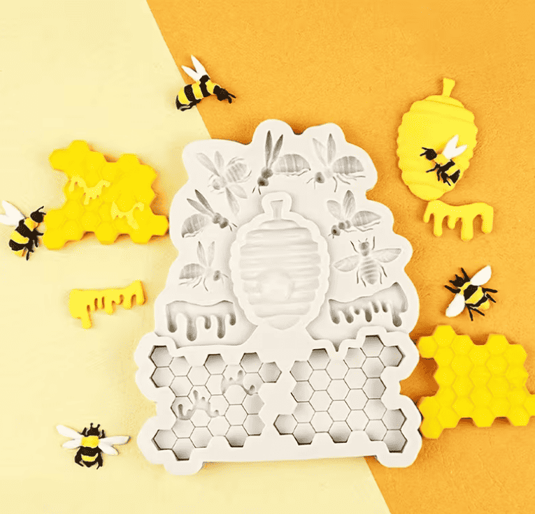 Bee and Honeycomb Mould – view 2