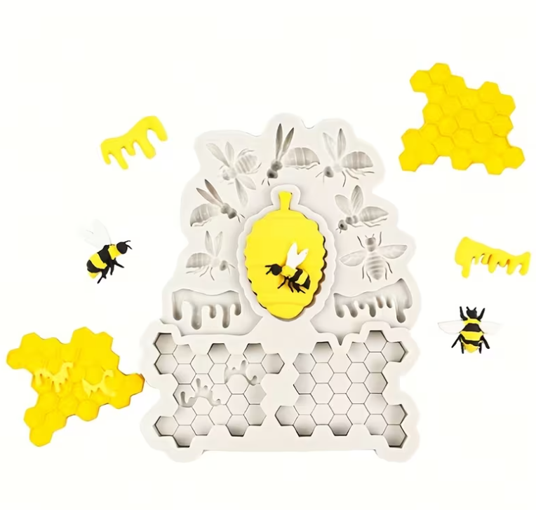 Bee and Honeycomb Mould