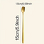 GOLD METAL SPRINKLE SPOON
