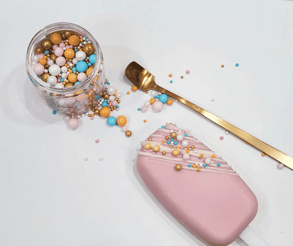 Gold Metal Sprinkle Spoon – view 2