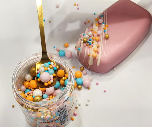 GOLD METAL SPRINKLE SPOON