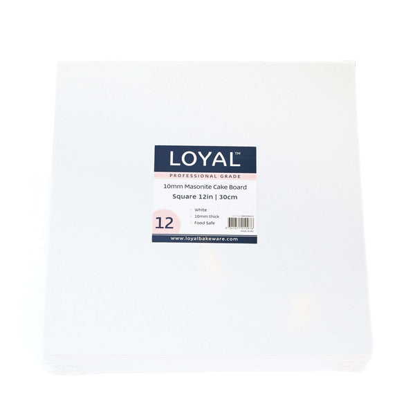 LOYAL Masonite White 10mm Cake Board | Square
