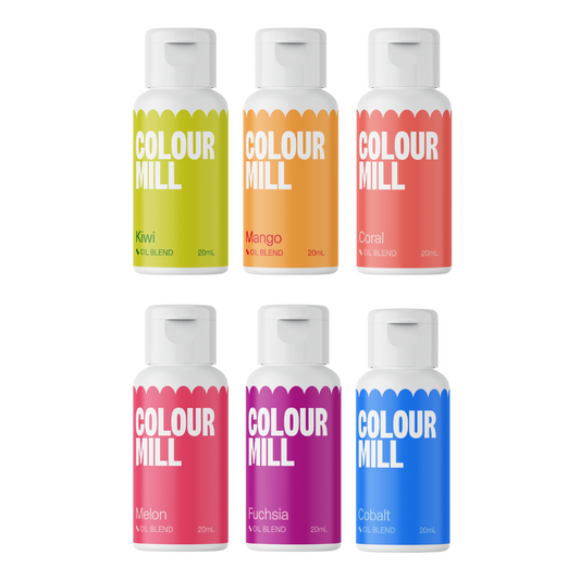 Food Colour Colour Tropical Pack (20ml x 6pc)