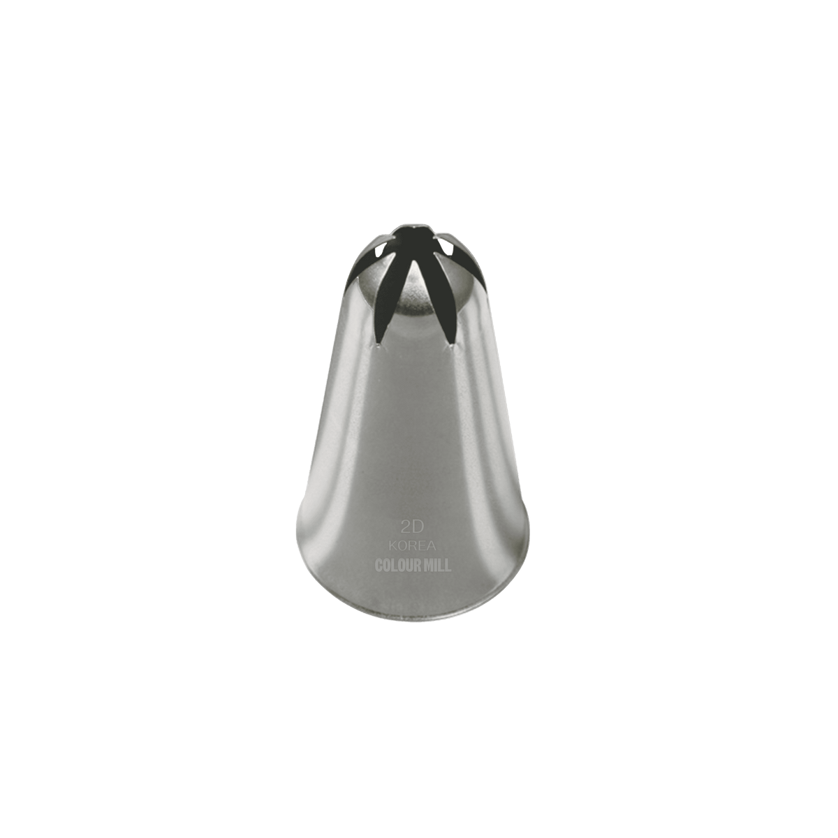 Piping Tip Closed Star 2D Colour Mill