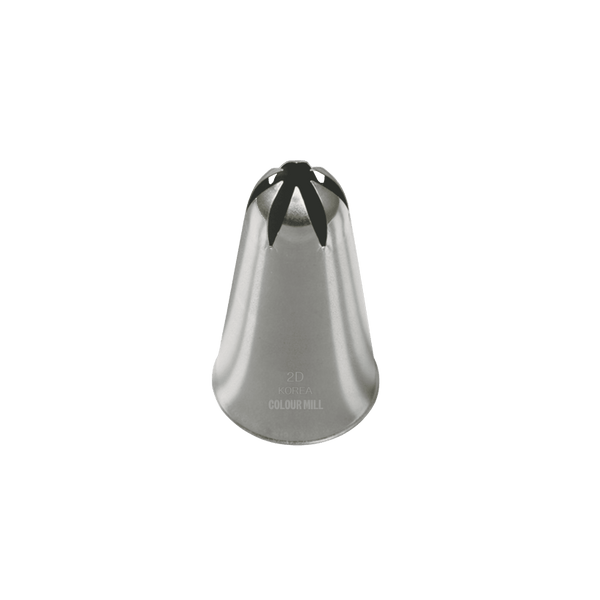 Piping Tip Closed Star 2D Colour Mill
