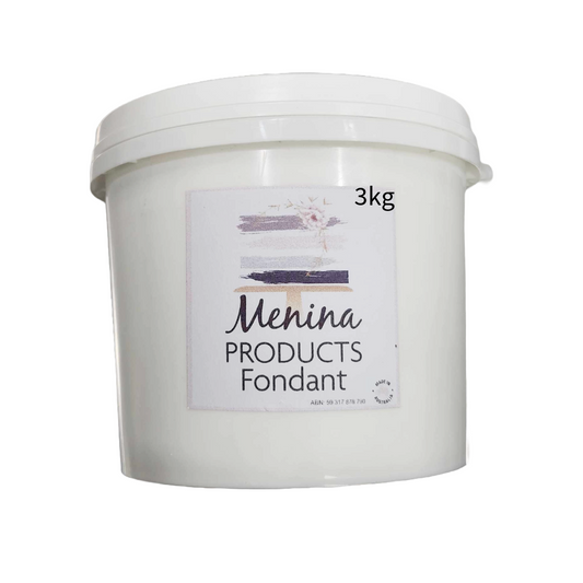 Icing 3kg Fondant White Menina Products