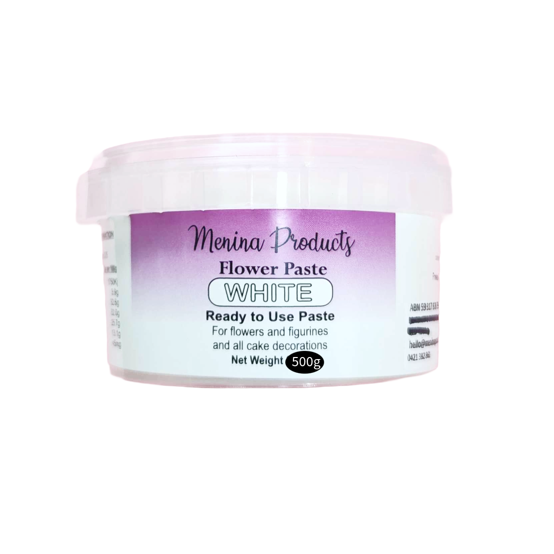 Icing Menina White Flower Paste 500g