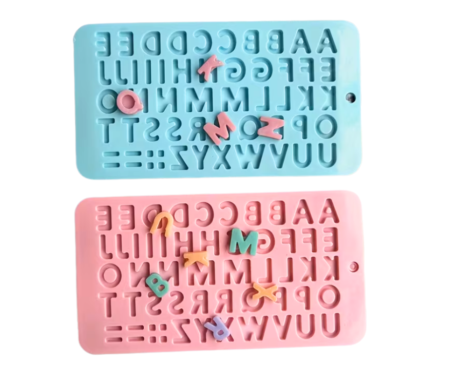 Silicone Alphabet Chocolate Candy Mold