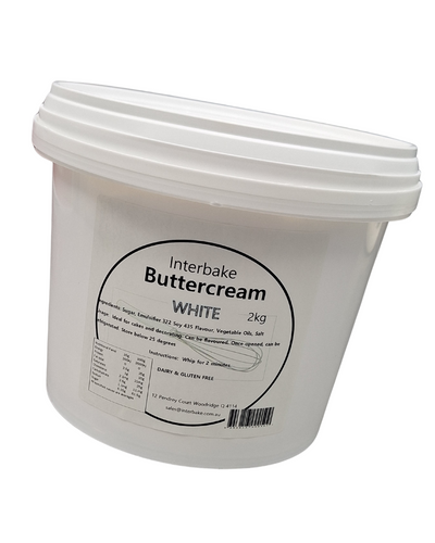 Buttercream Icing | 2kg | Interbake | Vanilla Buttercream