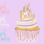 Sweet Cartel - Cupcake Charm/Topper - Oh Baby Blue