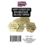 Father's Day with Moustache Gold Disc Toppers  5pc Set