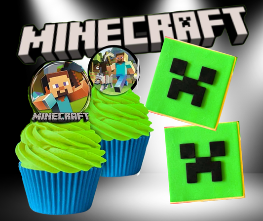 Minecraft Cupcakes & Cookies Decorating Class - School Holidays (TUES 13th JAN 2.30PM)