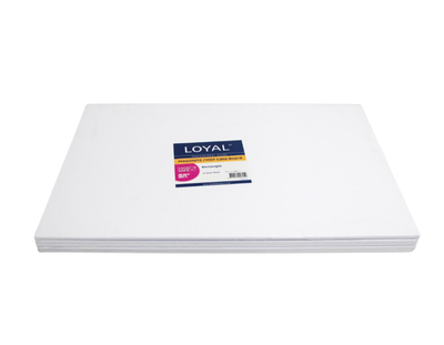 LOYAL White Masonite 18" x 14" Cake Board | Rectangle