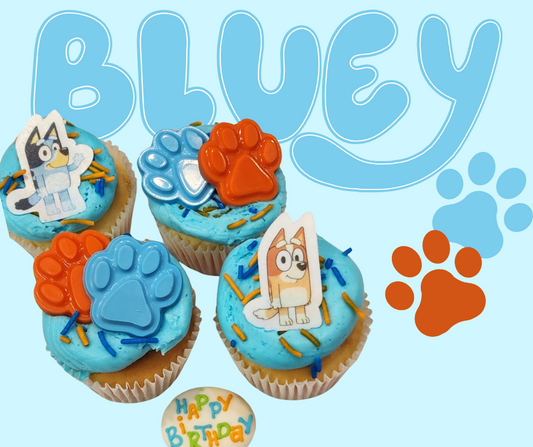 Bluey Theme Cupcake Class - School Holiday Tues 30th Sept 9:30am