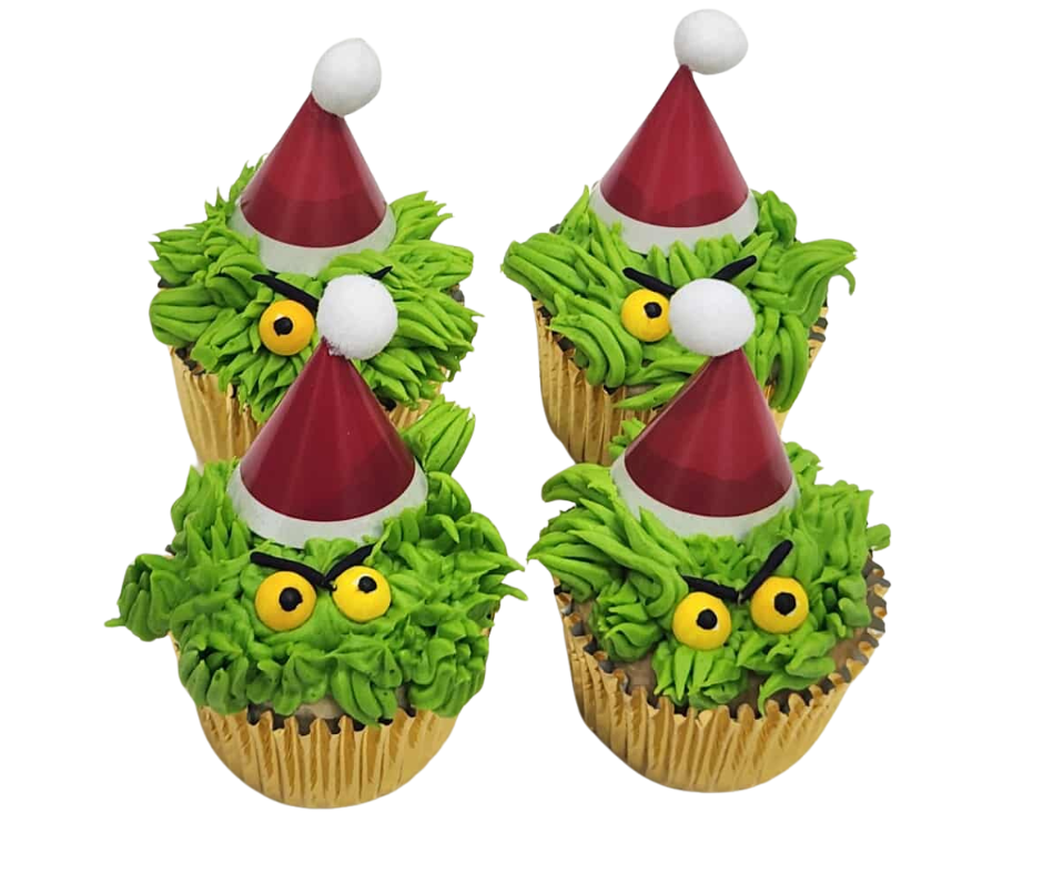 Grinch Cupcake Decorating Class - School Holidays (TUES 16th DEC 3.40pm)
