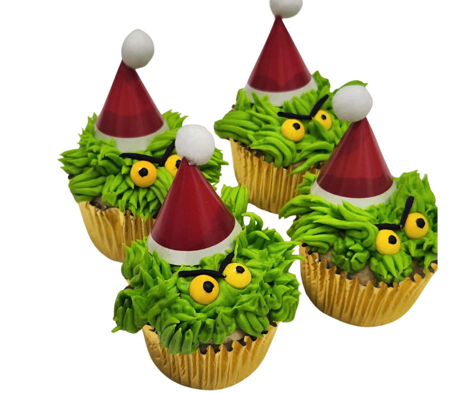 Grinch Cupcake Decorating Class - School Holidays (TUES 16th DEC 3.40pm)
