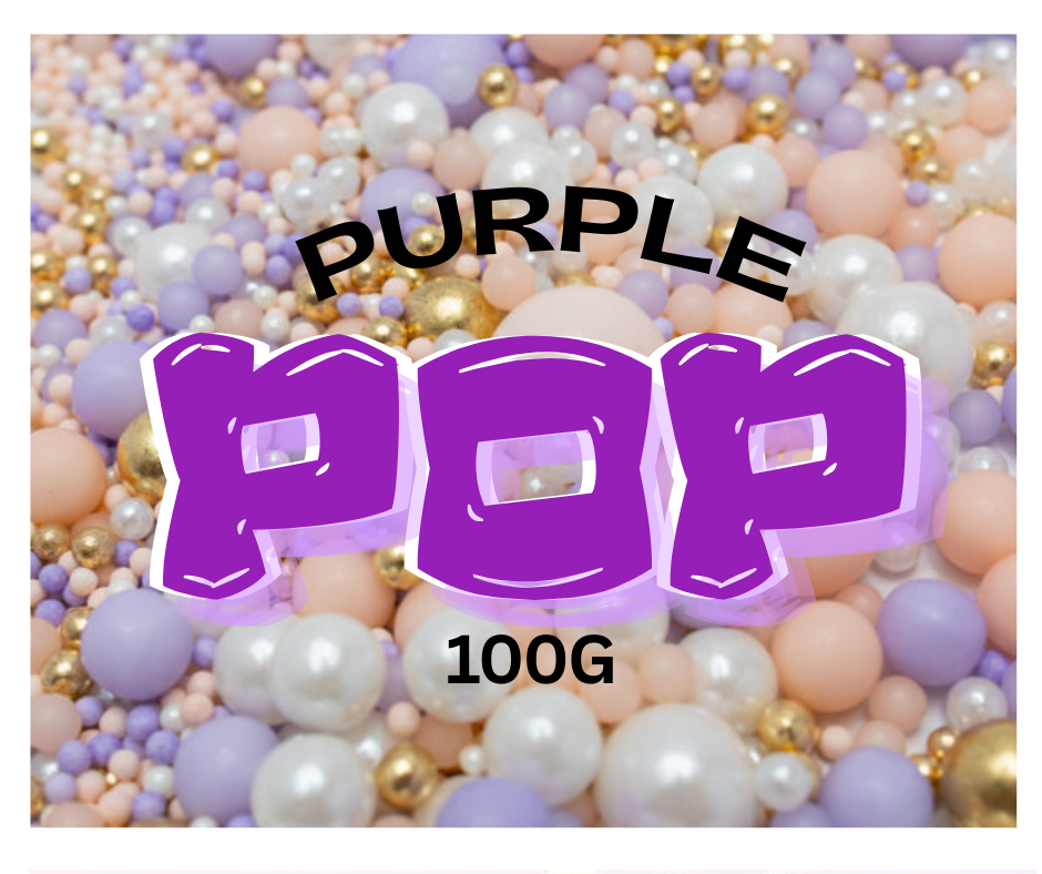 PURPLE POP SPRINKLES 125g
