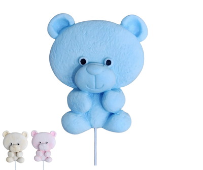 Furry Icing Teddy Bear  On Wire