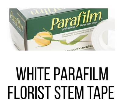 WHITE PARAFLIM FLORIST STEM TAPE