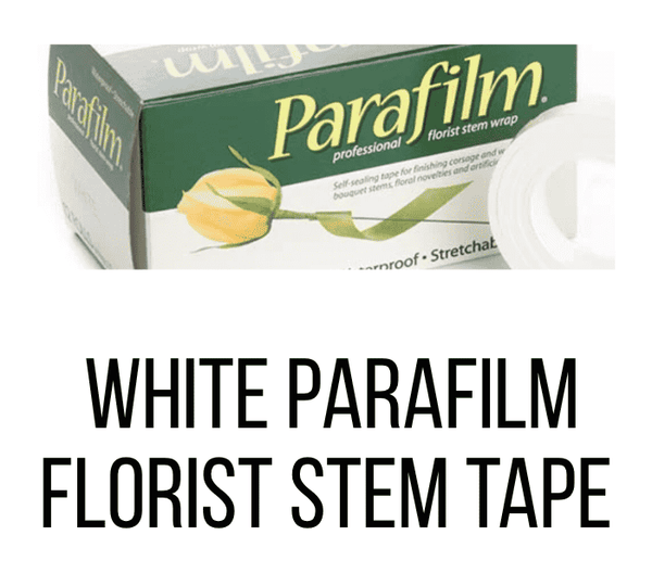 WHITE PARAFLIM FLORIST STEM TAPE