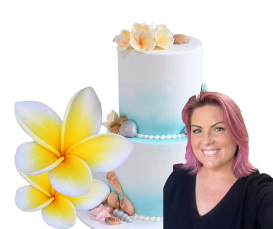 Frangipani Icing flower making by Katie Young Cakes (15th Feb 25 - 1pm)