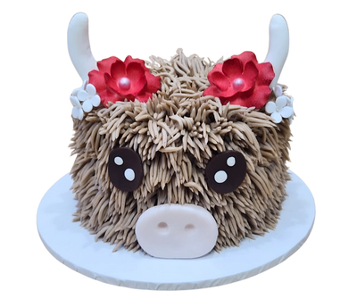 HIGHLAND COW CAKE CLASS (SAT 9AM 18TH OF APRIL)