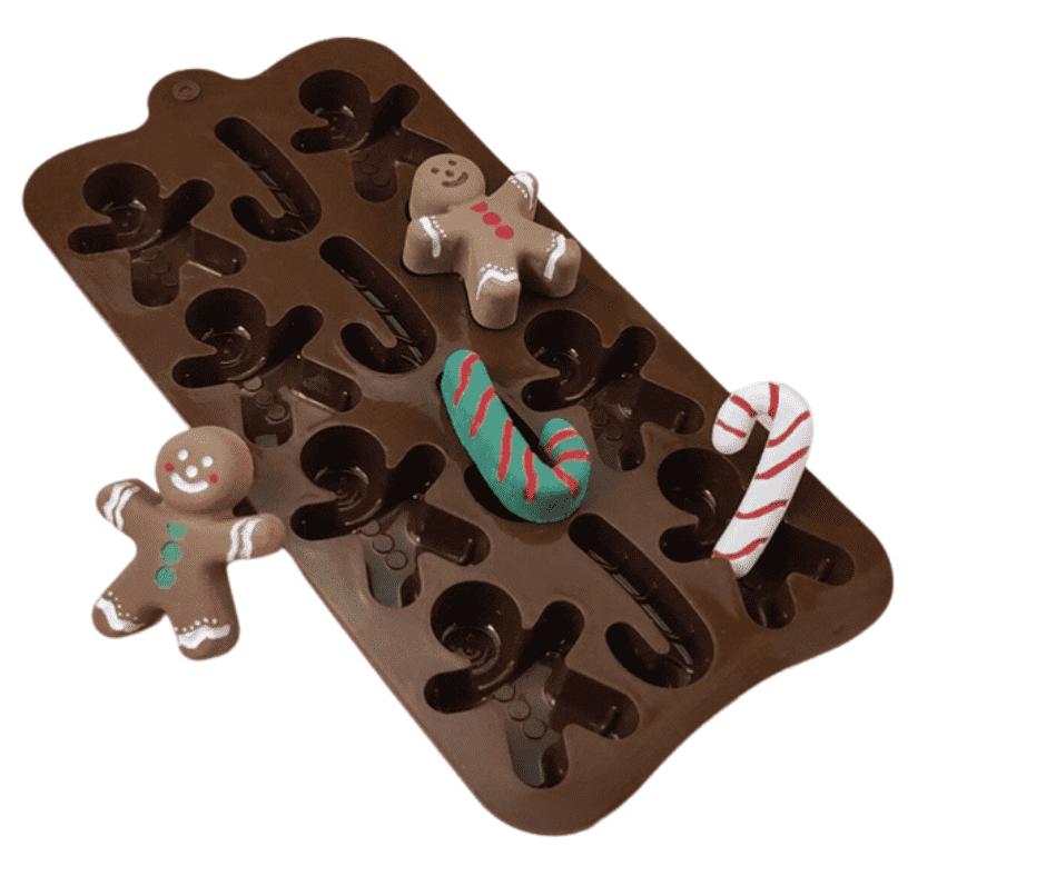Gingerbread Man Silicone Chocolate Mold