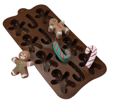 Gingerbread Man Silicone Chocolate Mold