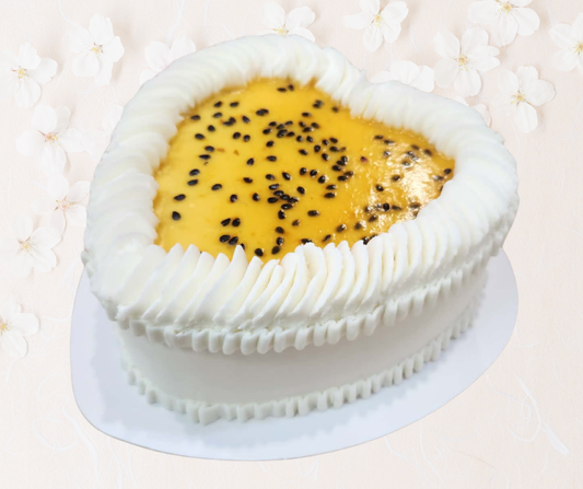 PASSIONFRUIT DESSERT HEART CAKE CLASS (SAT 9AM 9TH MAY)