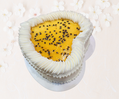 PASSIONFRUIT DESSERT HEART CAKE CLASS (SAT 9AM 9TH MAY)