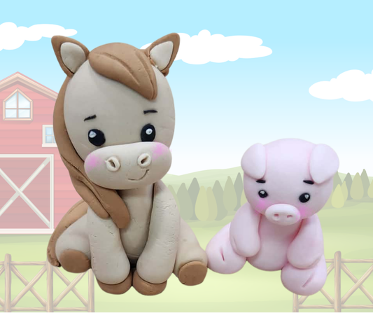 FONDANT FARM FRIENDS TOPPER CLASS (SAT 1.30PM 13TH OF JUNE)