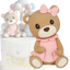 Pink Bear Adorable Cake Topper