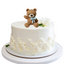 Baby Bear Cake Topper with Blue Bow